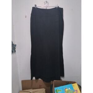 Peruvian Connection Ludlow Maxi Skirt in Black Size L